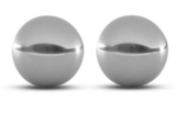 Серебристые вагинальные шарики Gleam Stainless Steel Kegel Balls - 0