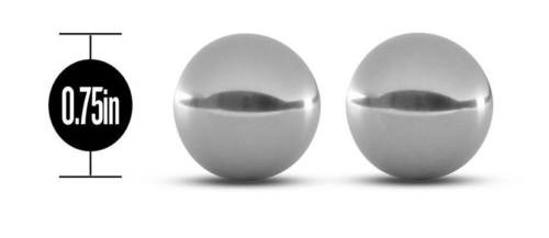 Серебристые вагинальные шарики Gleam Stainless Steel Kegel Balls - 1