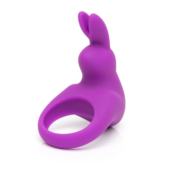Фиолетовое эрекционное виброкольцо Happy Rabbit Rechargeable Rabbit Cock Ring - 0