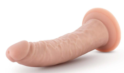 Телесный фаллоимитатор-реалистик 7 Inch Posable Dildo - 19 см. - 2