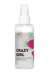 Двухфазный спрей для тела и волос с феромонами Crazy Girl - 150 мл. - 1