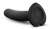 Черный анальный фаллоимитатор Twist Large - 17,78 см. - 1