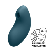 Синий вакуум-волновой вибростимулятор Vulva Lover 2 - 1