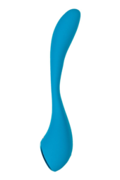Синий гибкий вибратор Satisfyer G-Spot Flex 5+ - 19,6 см. - 4