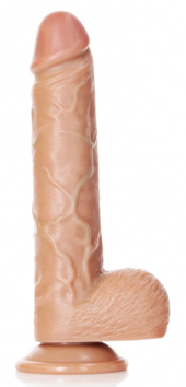 Телесный фаллоимитатор Straight Realistic Dildo Balls Suction Cup 7 - 20 см. - 5