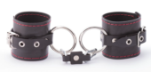 БДСМ-комплект: маленькая распорка и наручники - 0