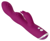 Фиолетовый вибратор A G-Spot Rabbit Vibrator для стимуляции зон G и A - 23,6 см. - 1