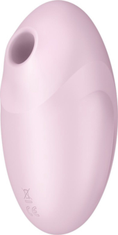 Розовый вакуум-волновой стимулятор с вибрацией Vulva Lover 3 - 0