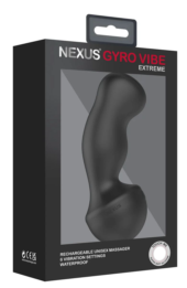Черный вибростимулятор Nexus Gyro Vibe Extreme - 18 см. - 1