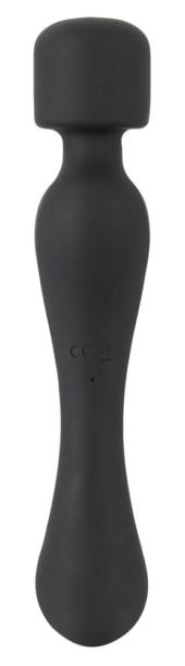 Черный вибромассажер с подогревом Cupa Warming Wand - 22,6 см. - 3