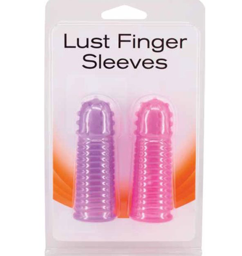 Набор из 2 насадок на пальцы Lust Finger Sleeves - 1