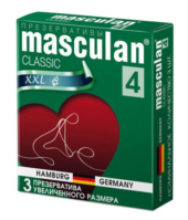 Презервативы Masculan Classic 4 XXL увеличенного размера - 3 шт. - 0