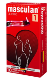 Нежные презервативы Masculan Classic 1 Sensitive - 10 шт. - 0