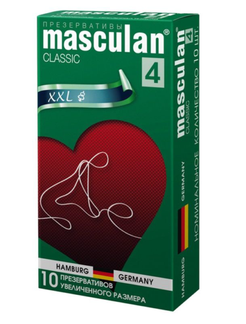 Презервативы Masculan Classic 4 XXL увеличенного размера - 10 шт. - 0