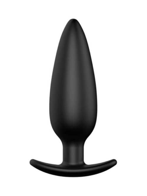 Черная анальная пробка №07 Self Penetrating Butt Plug - 12 см. - 2