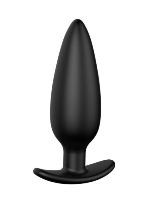 Черная анальная пробка №07 Self Penetrating Butt Plug - 12 см. - 0
