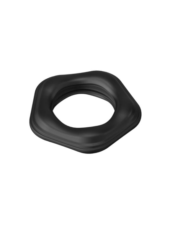Черное эрекционное кольцо №05 Cock Ring - 4