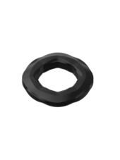 Черные эрекционное кольцо №06 Cock Ring - 2