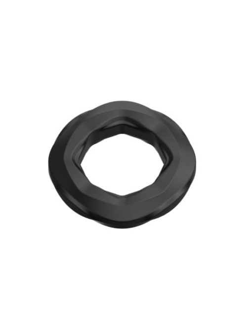 Черные эрекционное кольцо №06 Cock Ring - 5