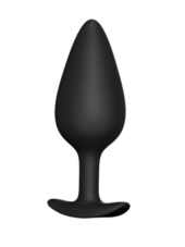 Черная анальная пробка Butt plug №04 - 10 см. - 4