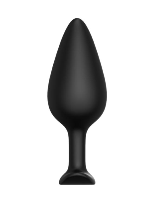 Черная анальная пробка Butt plug №04 - 10 см. - 3
