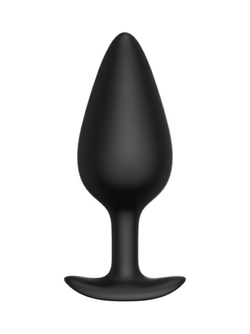 Черная анальная пробка Butt plug №04 - 10 см. - 0