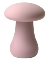 Розовый перезаряжаемый клиторальный стимулятор-грибочек Oyster Mushroom - 0