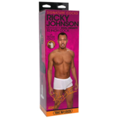 Коричневый фаллоимитатор Ricky Johnson со съемной присоской - 26 см. - 3