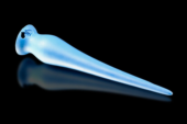 Голубой фаллоимитатор Слинк mini - 26 см. - 0