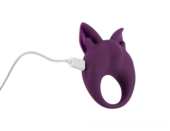 Фиолетовое перезаряжаемое эрекционное кольцо Kitten Kiki - 3