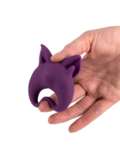 Фиолетовое перезаряжаемое эрекционное кольцо Kitten Kiki - 5
