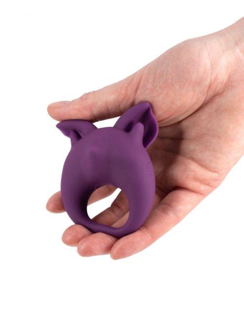 Фиолетовое перезаряжаемое эрекционное кольцо Kitten Kiki - 4