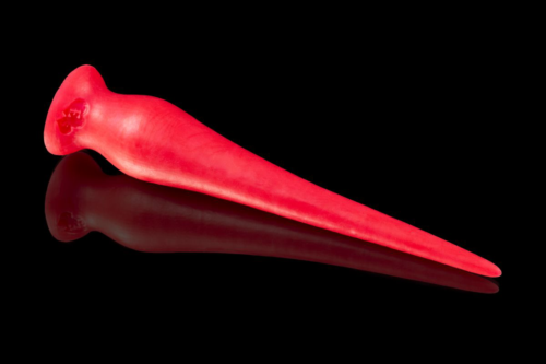 Красный фаллоимитатор Слинк small - 35 см. - 1