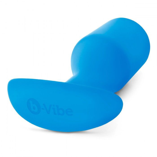 Синяя пробка для ношения B-vibe Snug Plug 5 - 14 см. - 1