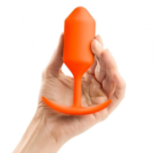 Оранжевая пробка для ношения B-vibe Snug Plug 3 - 12,7 см. - 5