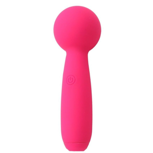 Розовый перезаряжаемый вибратор-wand Pleasure Wand - 0