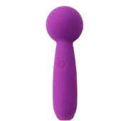 Фиолетовый перезаряжаемый вибратор-wand Pleasure Wand - 0