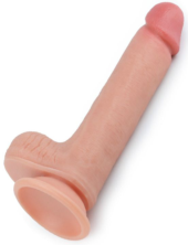 Телесный фаллоимитатор 8 Dual-Layered Silicone Nature Cock - 20,5 см. - 1