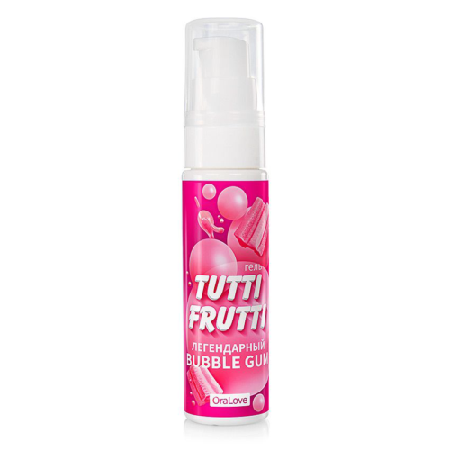 Интимный гель на водной основе Tutti-Frutti Bubble Gum - 30 гр. - 0