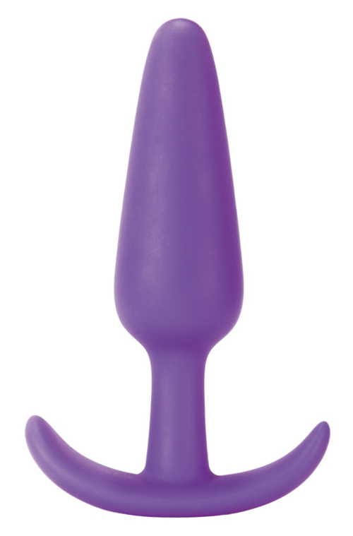Фиолетовая анальная втулка The Cork Medium - 12,4 см. - 0
