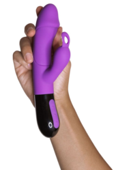 Фиолетовый вибратор-кролик Ares 2.0 - 20,6 см. - 1