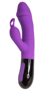 Фиолетовый вибратор-кролик Ares 2.0 - 20,6 см. - 0