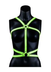 Портупея Body Harness с неоновым эффектом - размер L-XL - 1