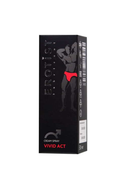 Возбуждающий крем-спрей для мужчин Erotist Vivid Act - 30 мл. - 2