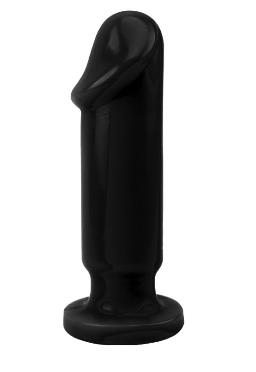 Черный анальный фаллоимитатор Anal Trainer L - 16,5 см. - 0