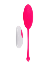 Ярко-розовое вагинальное виброяйцо с пультом ДУ - 0