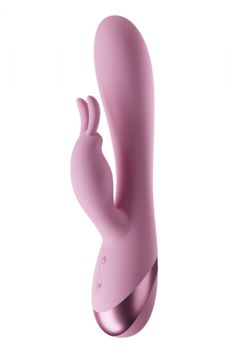 Розовый перезаряжаемый вибратор Lily - 19,6 см. - 0