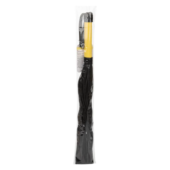 Черная плеть с желтой рукоятью Boundless Flogger - 69,25 см. - 1