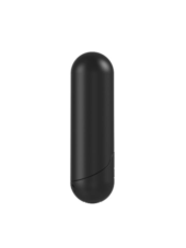 Черная перезаряжаемая анальная пробка №08 Cone-shaped butt plug - 13,5 см. - 4
