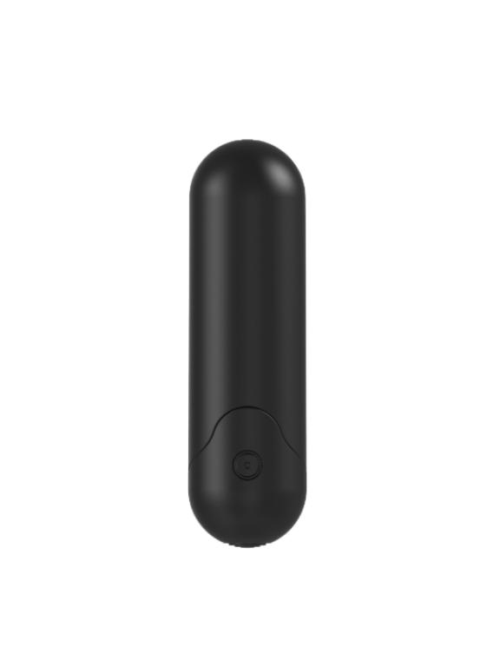 Черная перезаряжаемая анальная пробка №08 Cone-shaped butt plug - 13,5 см. - 5